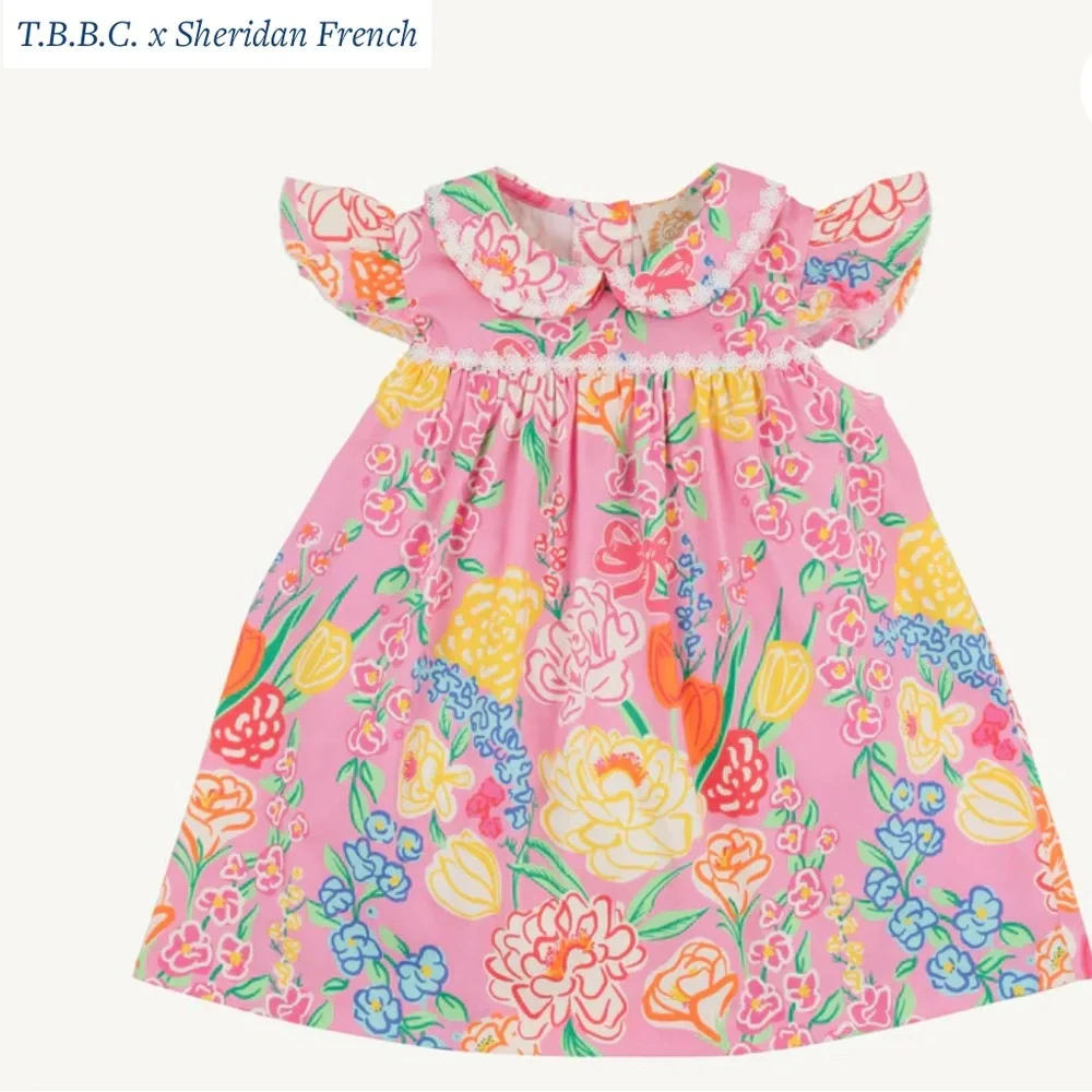 Rare Beaufort Bonnet x Sheridan French Floral Franny Frock TBBC Girls Size 8